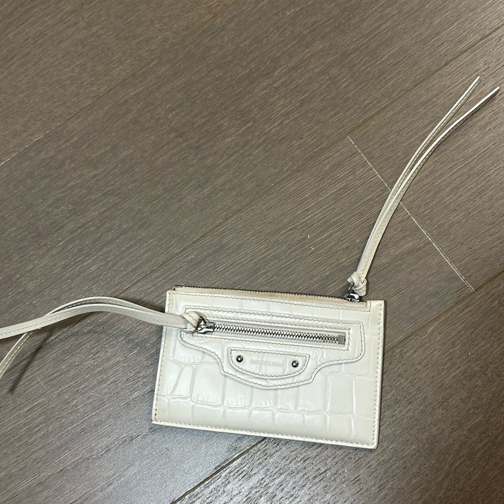 Balenciaga Card holder wallet with zipper pouch
